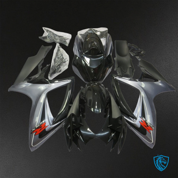 Suzuki GSX-R600/750 (2006-2007) Silver & Black ABS Bodywork - Fairings Kit