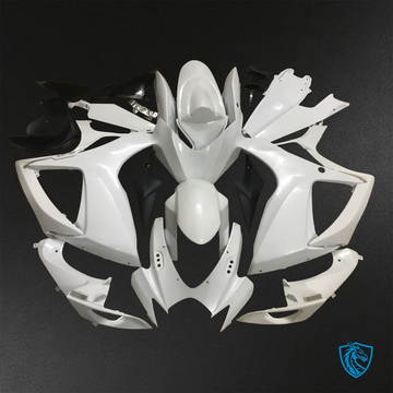 Suzuki GSX-R600/750 (2006-2007) White - Replacement Motorcycle Fairings Kit