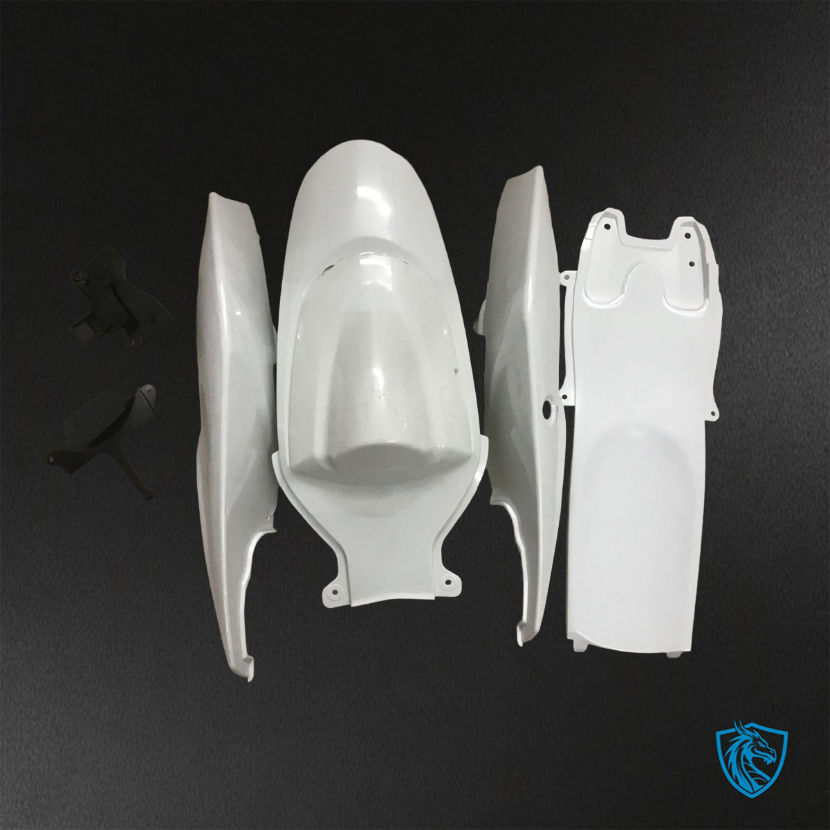 Suzuki GSX-R600/750 (2006-2007) White - Replacement Motorcycle Fairings Kit
