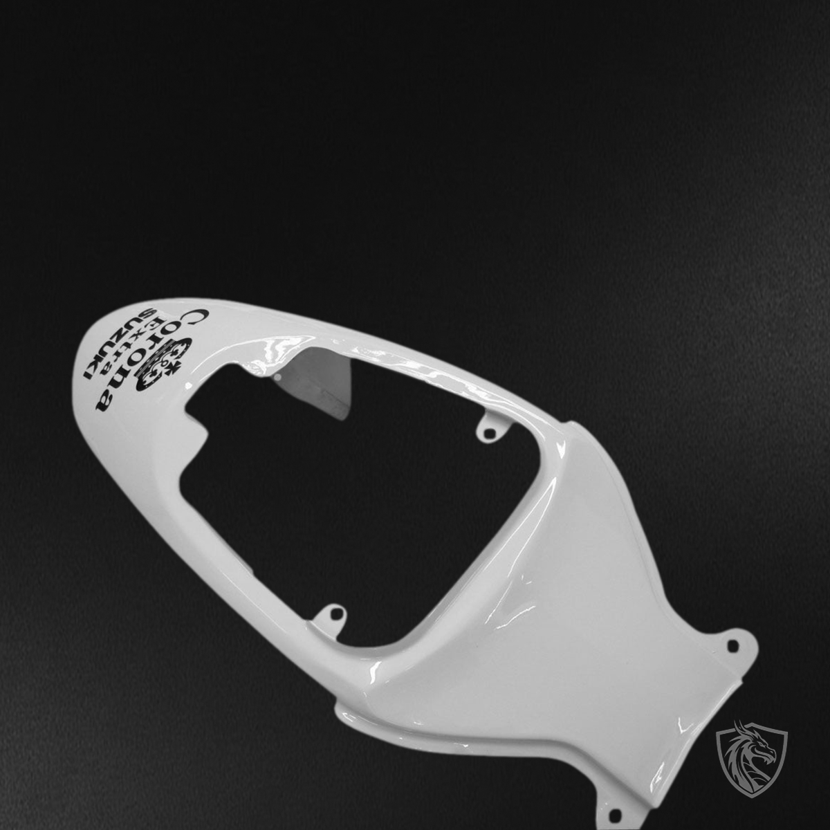Suzuki GSXR 600-750 (2006-2007) White & Black Alstare Corona Fairing Kit - Aftermarket ABS Bodywork
