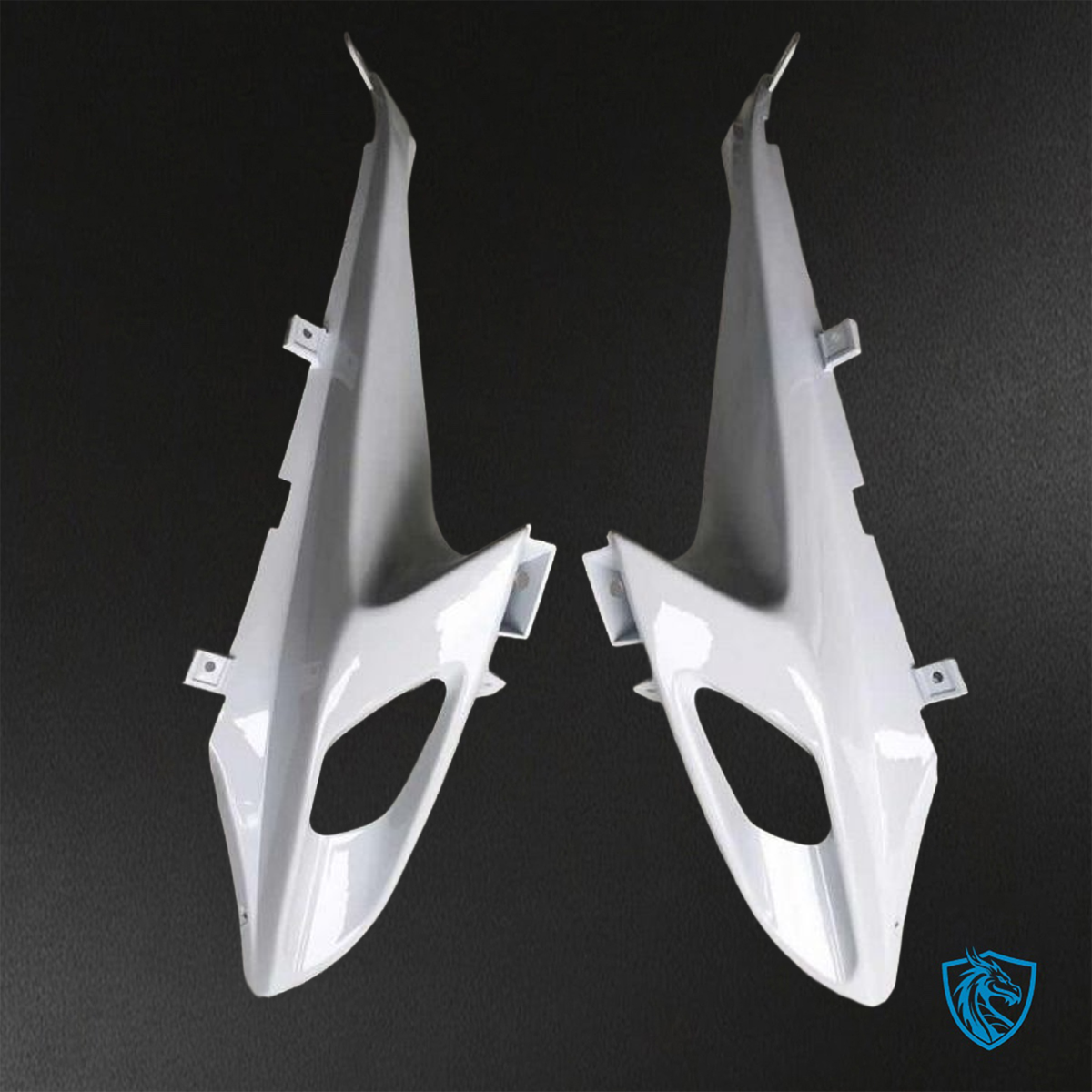 Suzuki GSX-R600/750 (2006-2007) Gloss White & Black Lucky Strike Fairings Kit - Aftermarket ABS Bodywork