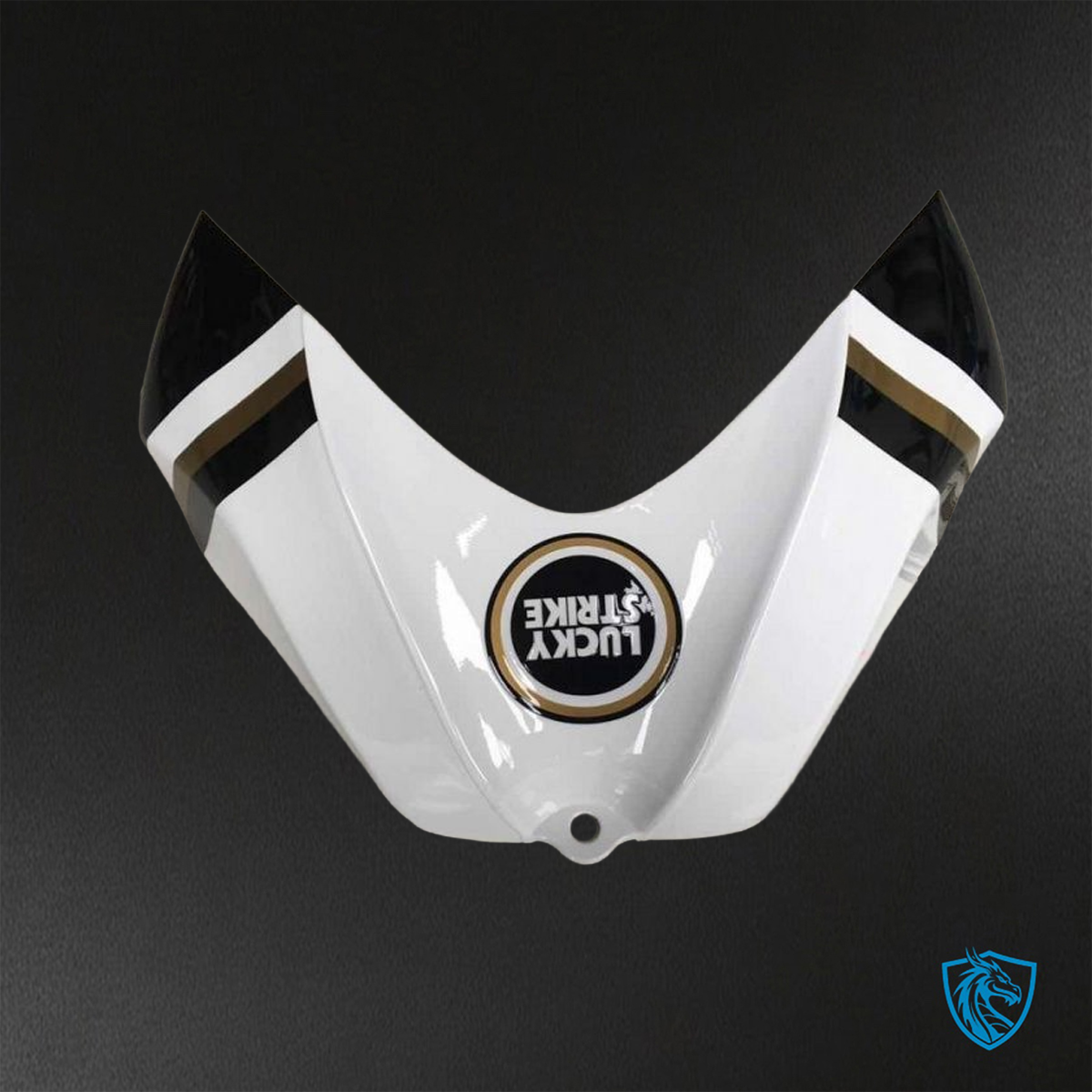 Suzuki GSX-R600/750 (2006-2007) Gloss White & Black Lucky Strike Fairings Kit - Aftermarket ABS Bodywork