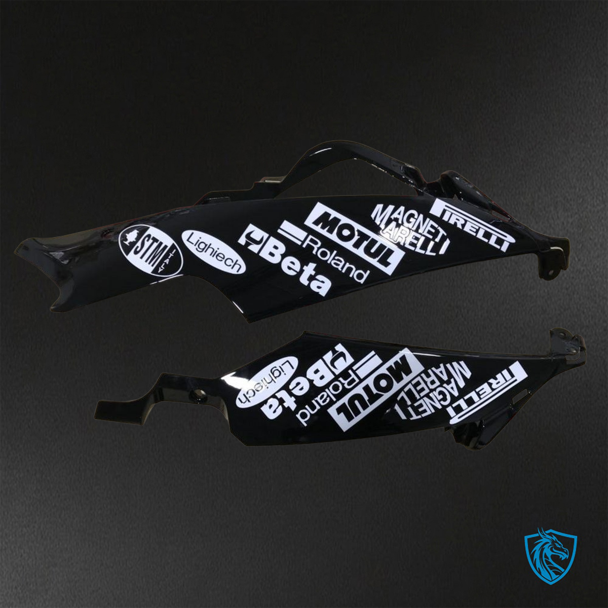 Suzuki GSX-R600/750 (2006-2007) White & Black - Replacement Motorcycle Fairings Kit