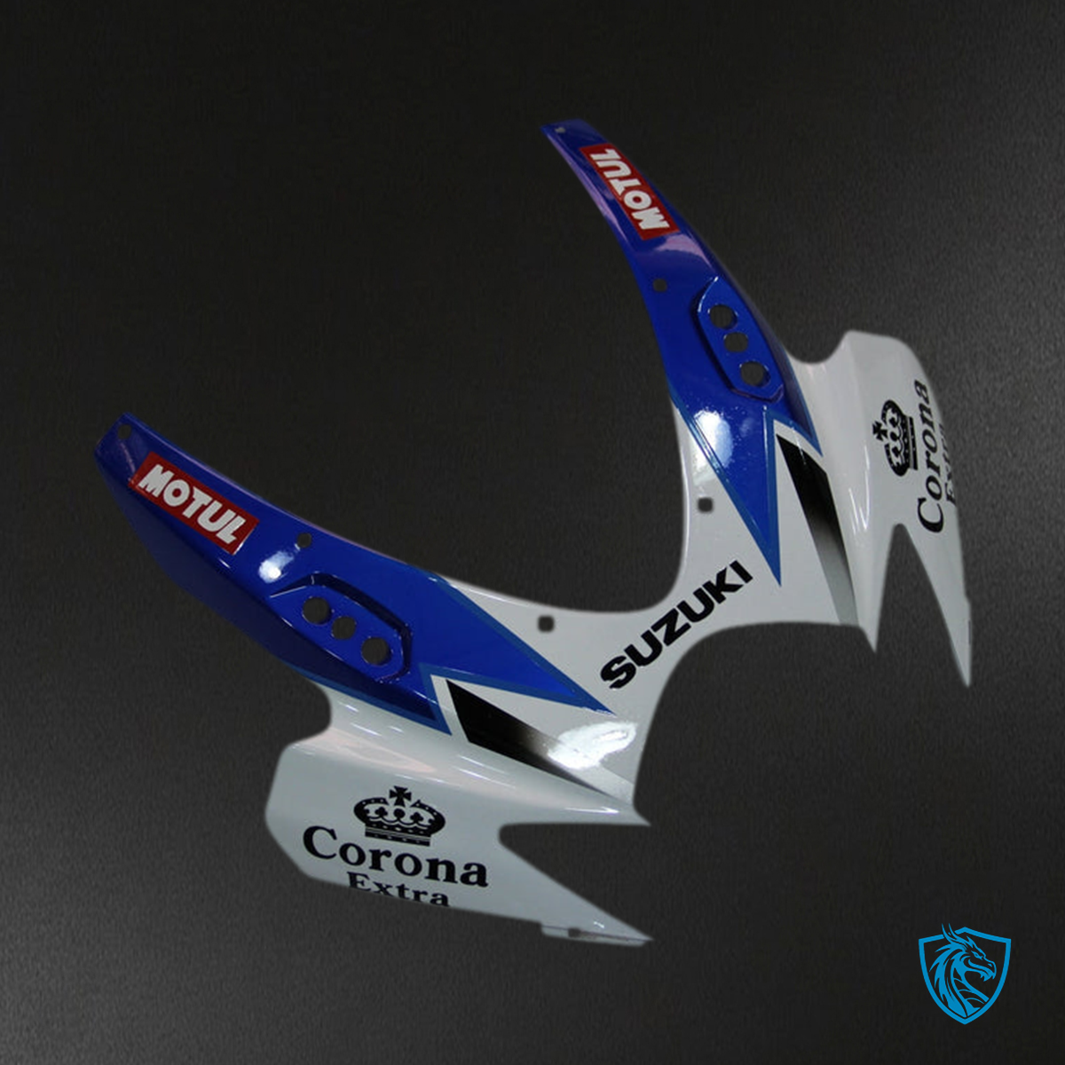 Suzuki GSXR 600-750 (2006-2007) White & Blue Corona Generic - Custom ABS Fairing Kit