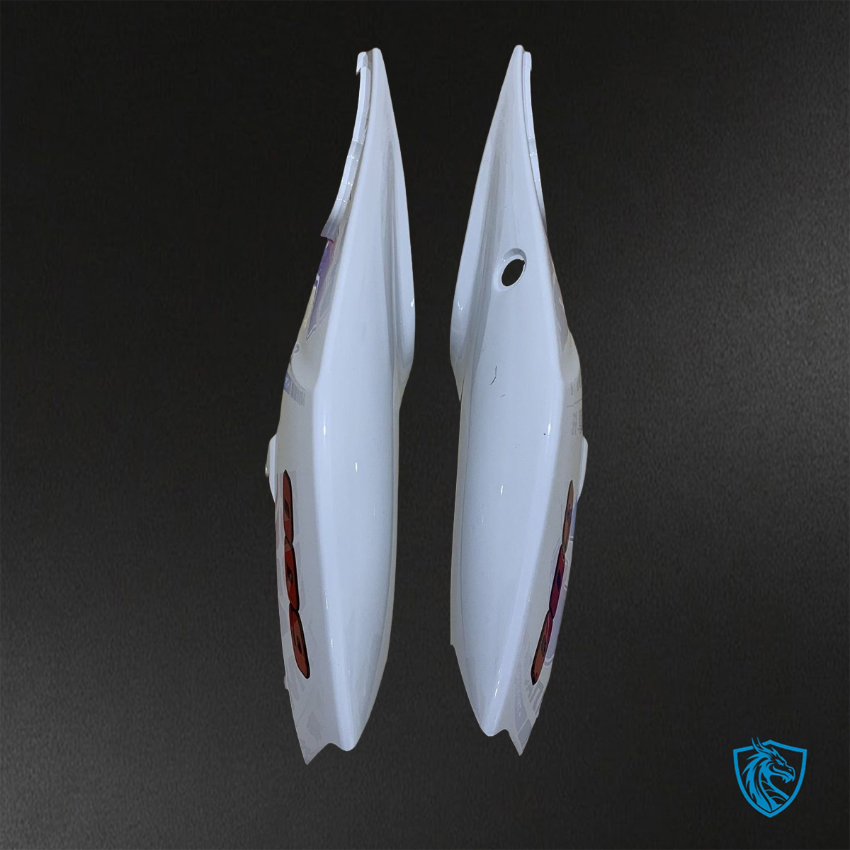 Suzuki GSX-R600/750 (2006-2007) Gloss White, Black & Blue Fairings Kit - Aftermarket ABS Bodywork