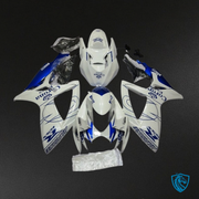 White & Blue
