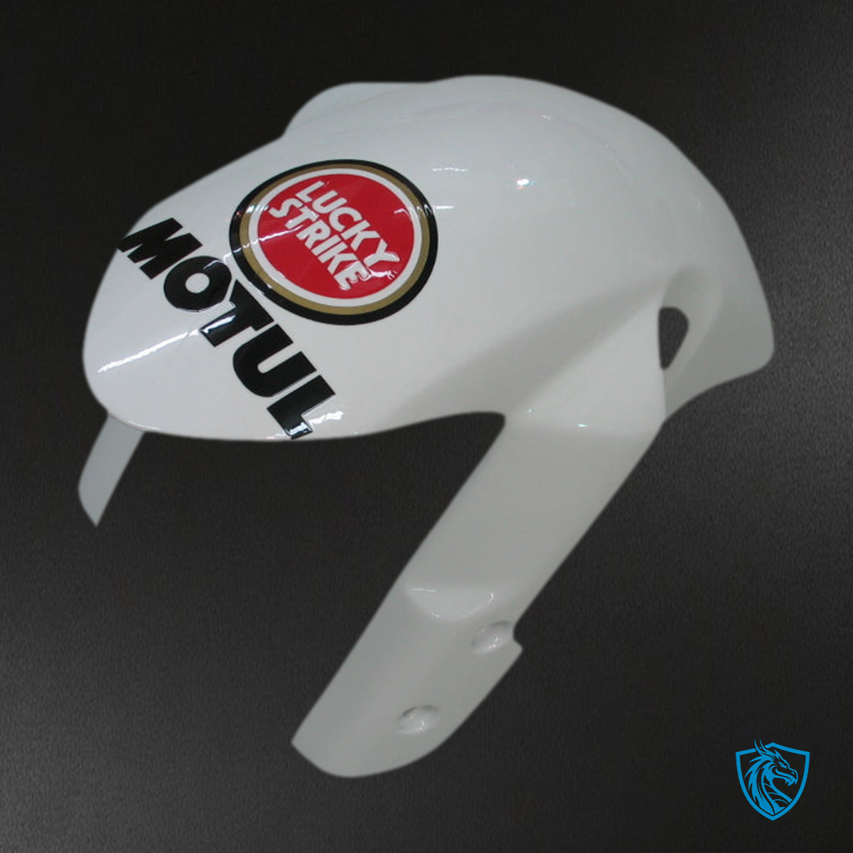 Suzuki GSXR 600-750 (2006-2007) White & Red Lucky Strike Fairing Kit | ABS Bodywork