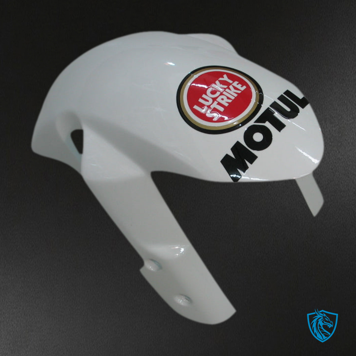 Suzuki GSXR 600-750 (2006-2007) White & Red Lucky Strike Fairing Kit | ABS Bodywork
