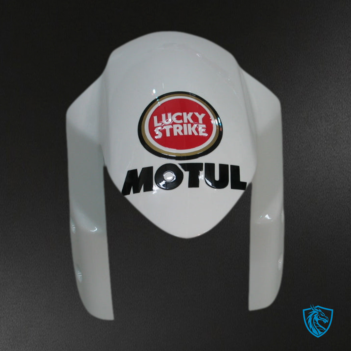 Suzuki GSXR 600-750 (2006-2007) White & Red Lucky Strike Fairing Kit | ABS Bodywork