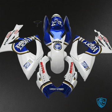 Suzuki GSX-R600/750 (2006-2007) Blue & White ABS Bodywork - Fairings Kit