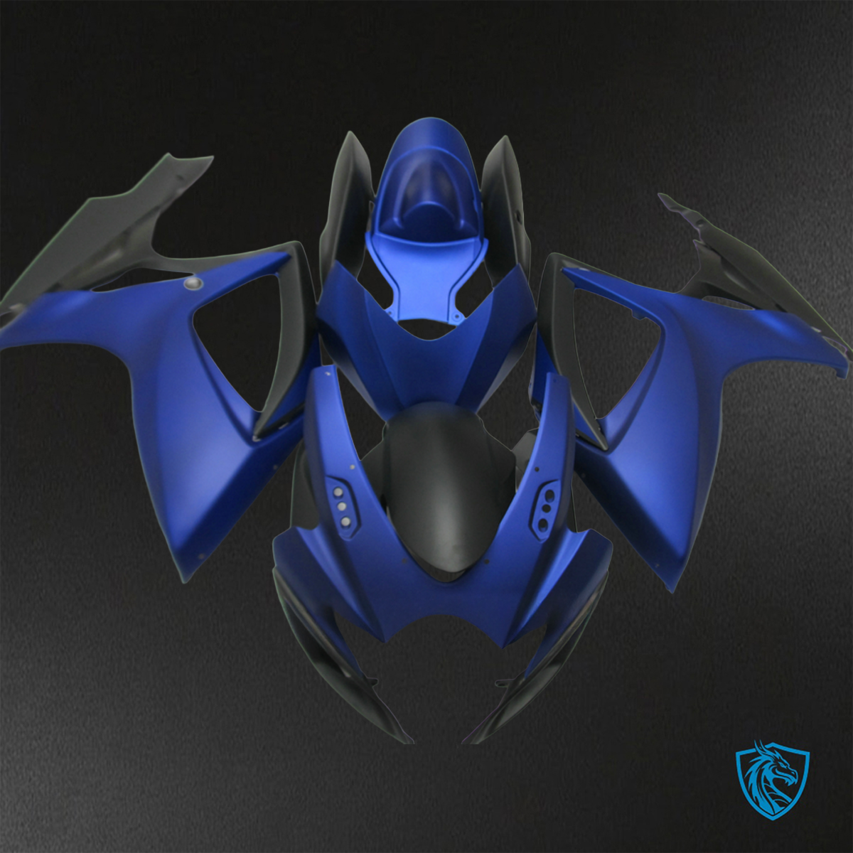Suzuki GSX-R600/750 (2006-2007) Matte Blue - Custom ABS Fairing Kit