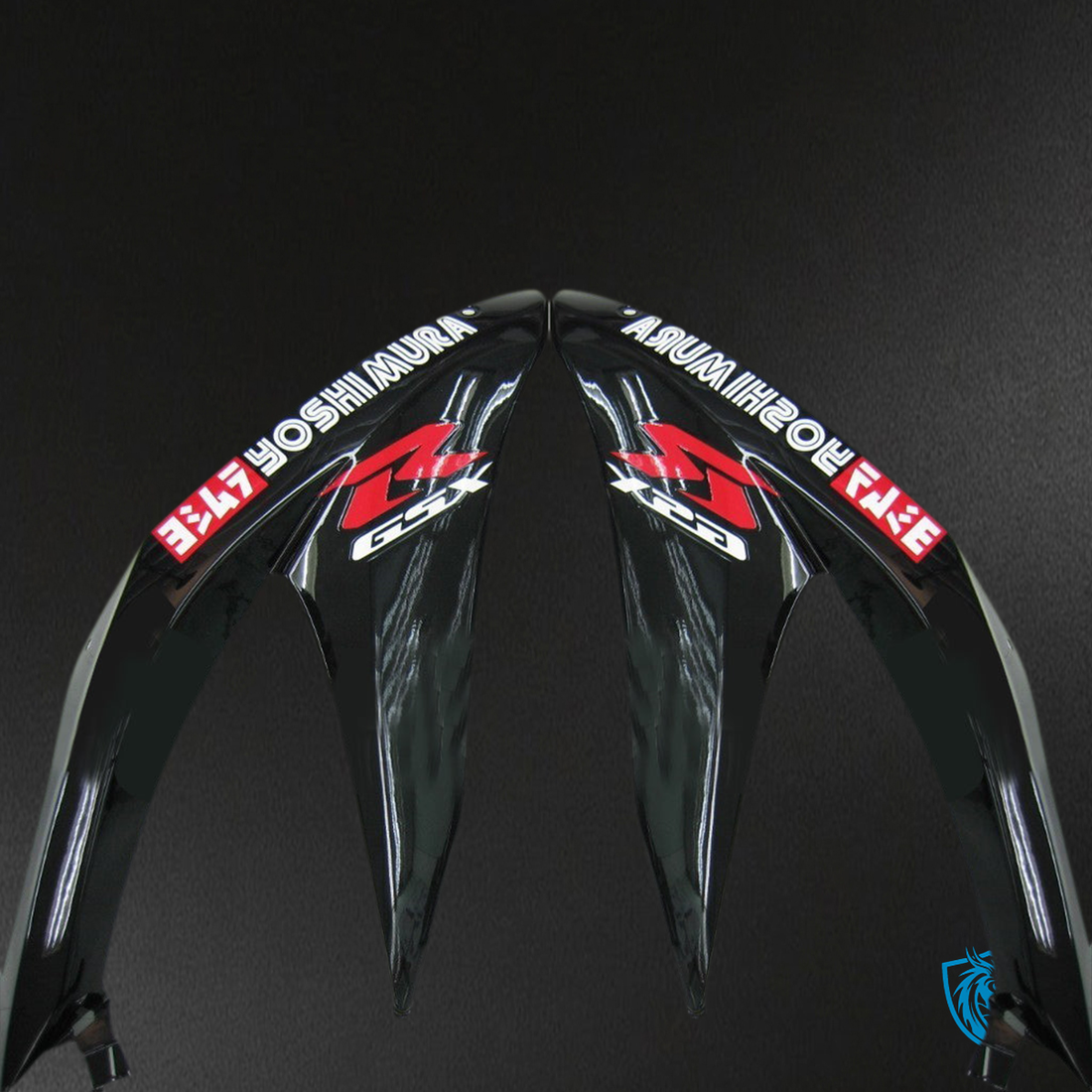 Suzuki GSXR 600-750 (2008-2010) Black & White GSXR Generic - Custom ABS Fairing Kit
