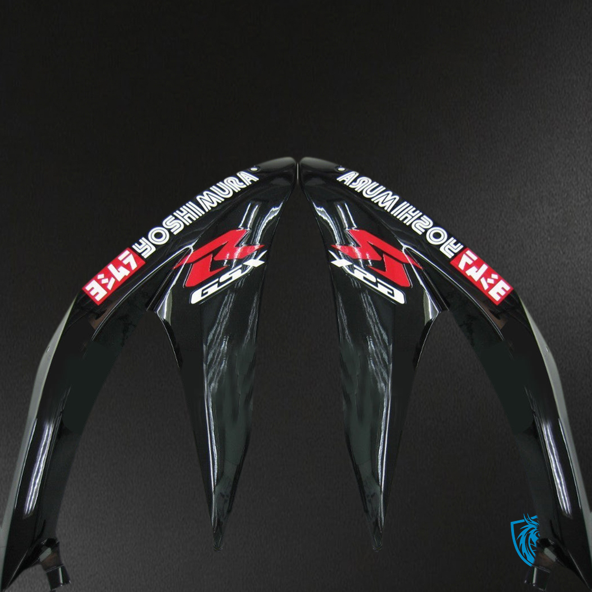 Suzuki GSXR 600-750 (2008-2010) Black & White GSXR Generic - Custom ABS Fairing Kit