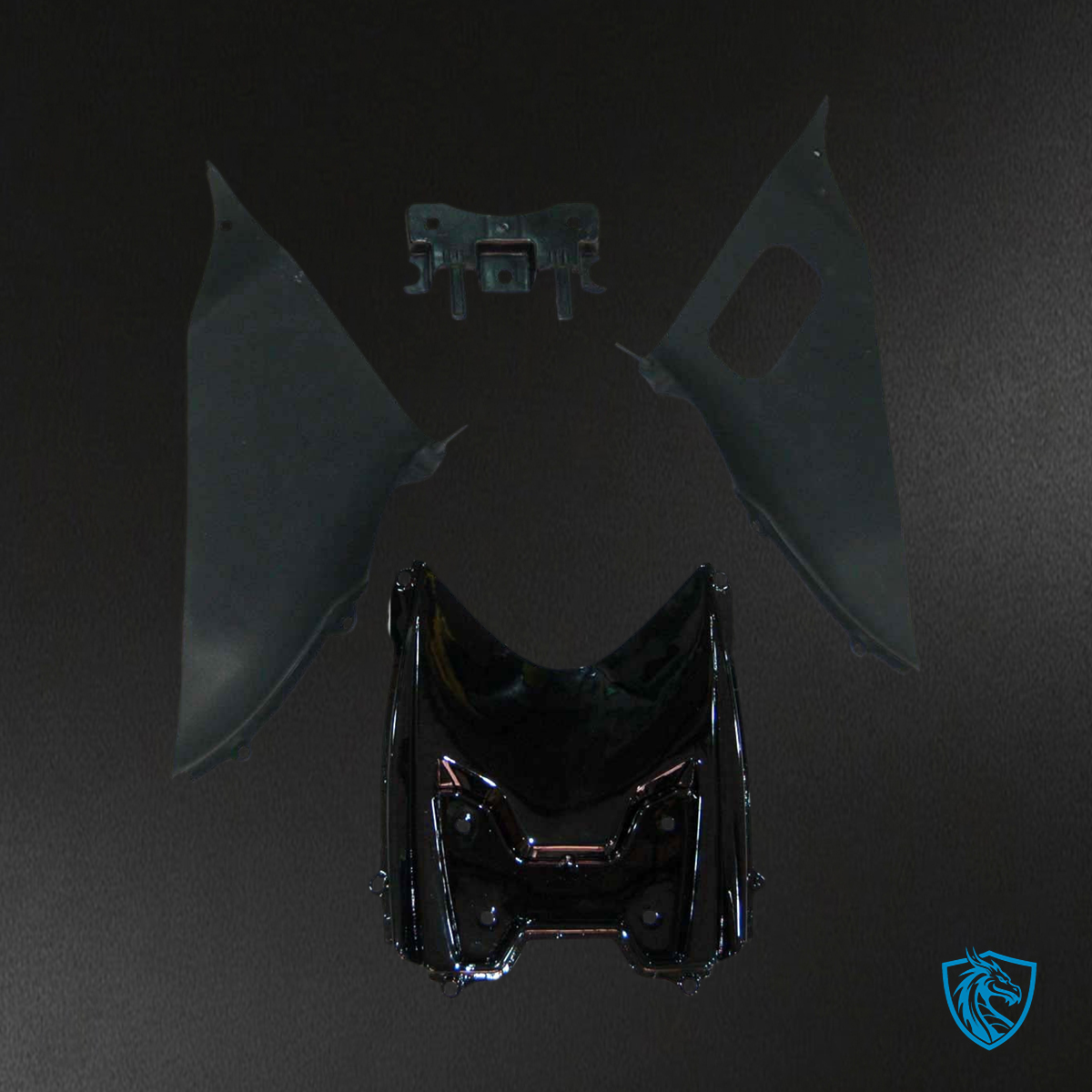 Suzuki GSXR 600-750 (2008-2010) Black & Green Flame GSXR - MERGEment Motorcycle Fairings Kit