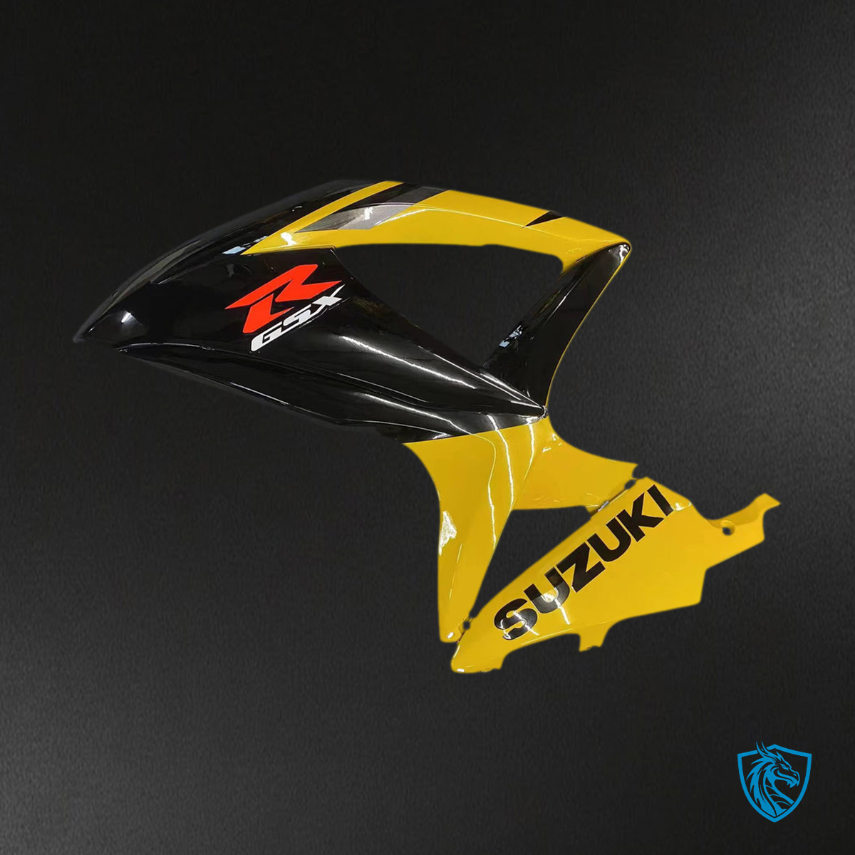 Suzuki GSXR 600-750 (2008-2010) Black & Yellow GSXR Generic - Custom ABS Fairing Kit