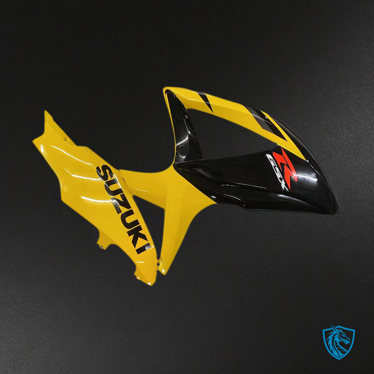 Suzuki GSXR 600-750 (2008-2010) Black & Yellow GSXR Generic - Custom ABS Fairing Kit
