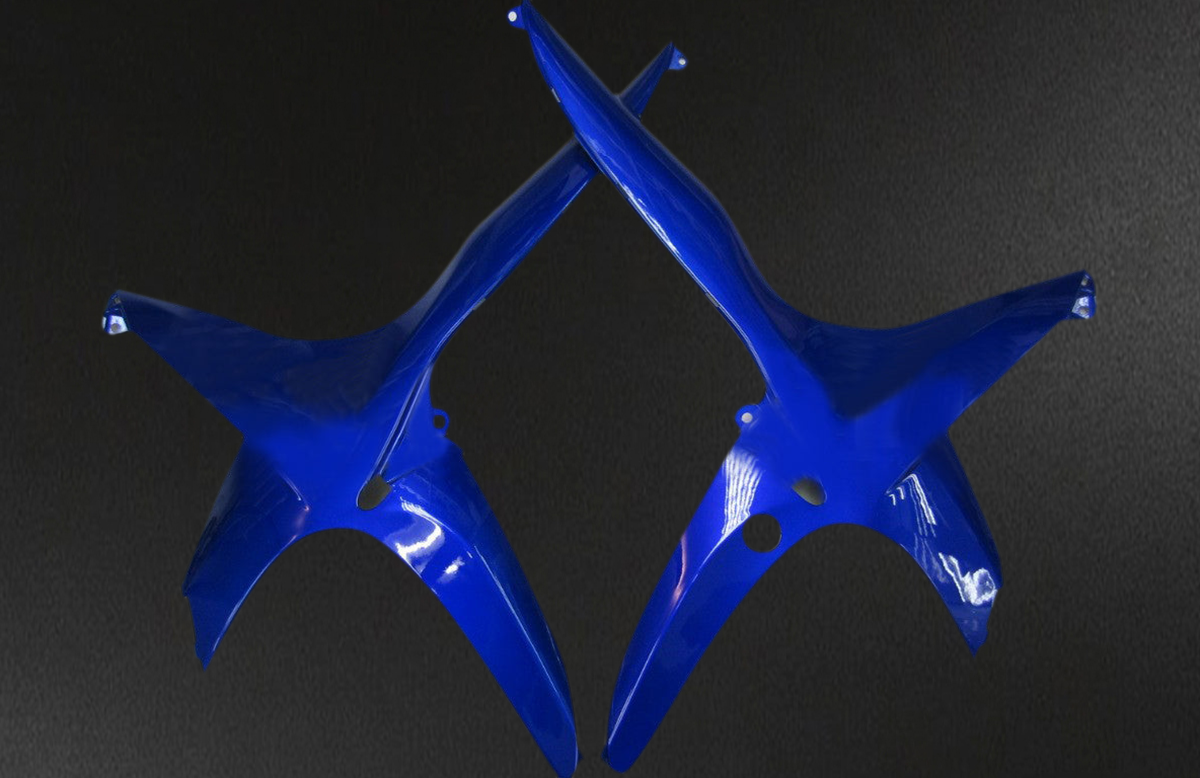 Suzuki GSXR 600-750 (2008-2010) Blue & Black GSXR Fairing Kit - Aftermarket ABS Bodywork