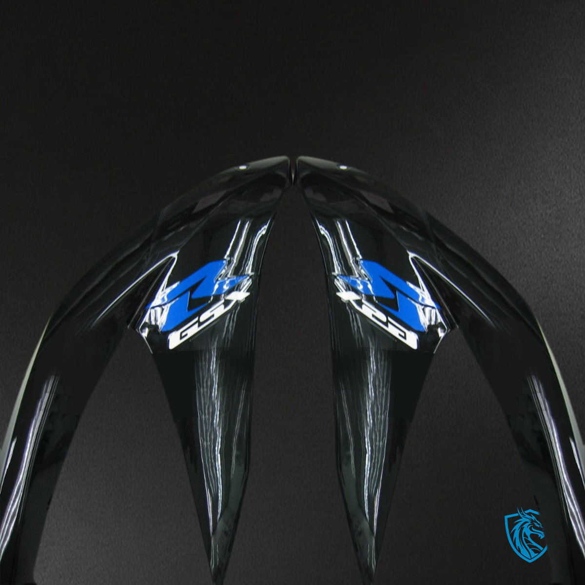 Suzuki GSXR 600-750 (2008-2010) Blue & Black GSXR Fairing Kit - Aftermarket ABS Bodywork