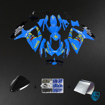Suzuki GSXR 600-750 (2008-2010) Blue Rizla Generic - Custom ABS Fairing Kit