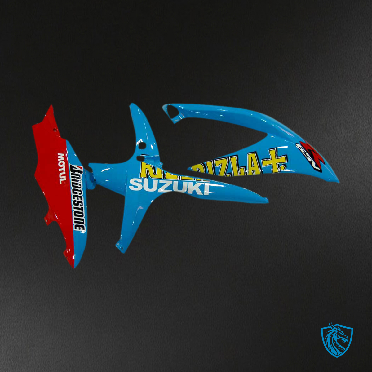 Suzuki GSXR 600-750 (2008-2010) Blue & Black Rizla Generic Fairing Kit - Aftermarket ABS Bodywork