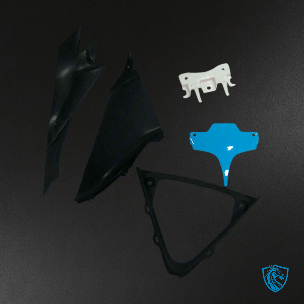 Suzuki GSXR 600-750 (2008-2010) Blue & Black Rizla Generic Fairing Kit - Aftermarket ABS Bodywork