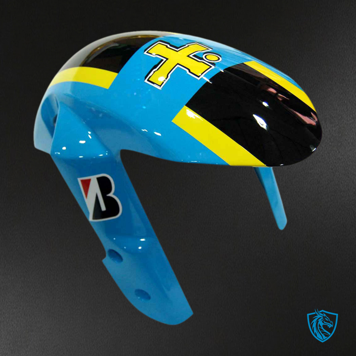 Suzuki GSXR 600-750 (2008-2010) Blue & Black Rizla Generic Fairing Kit - Aftermarket ABS Bodywork