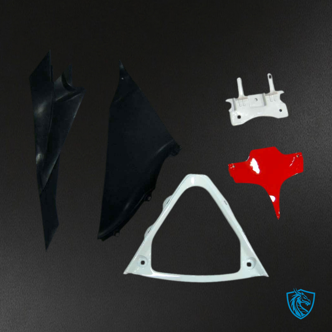 Suzuki GSXR 600-750 (2008-2010) Red & White Injection Fairing Kit | ABS Bodywork