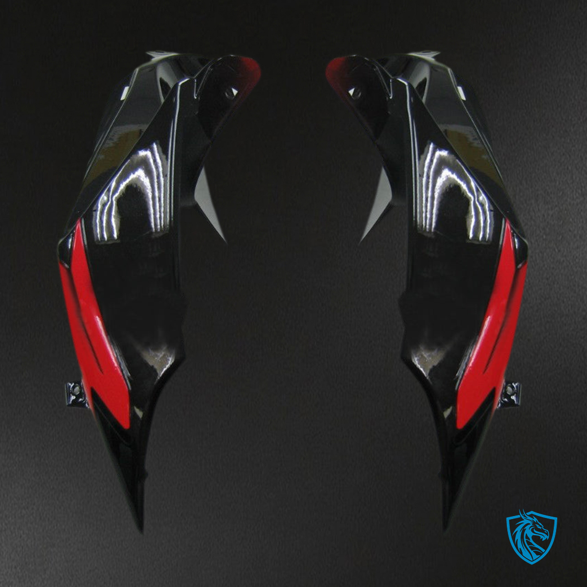 Suzuki GSXR 600-750 (2008-2010) Red & Black - MERGEment Motorcycle Fairings Kit
