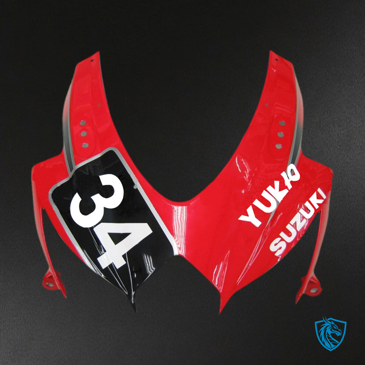 Suzuki GSXR 600-750 (2008-2010) Red & Black - MERGEment Motorcycle Fairings Kit