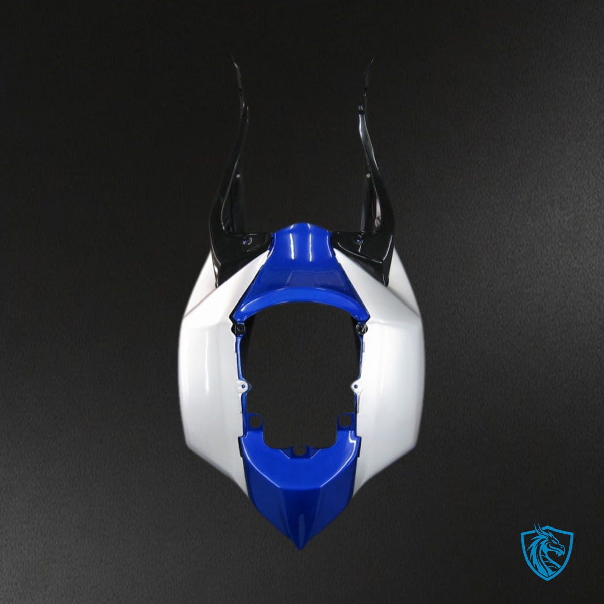 Suzuki GSXR 600-750 (2008-2010) White & Blue Racing Generic - Custom ABS Fairing Kit