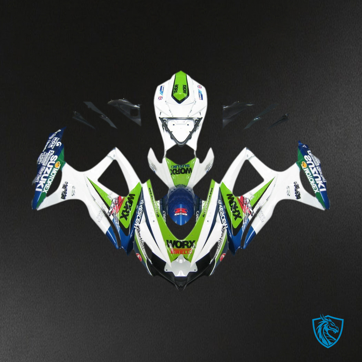 Suzuki GSXR 600-750 (2008-2010) Multicolor Worx Generic - Fairing Kit | ABS Bodywork