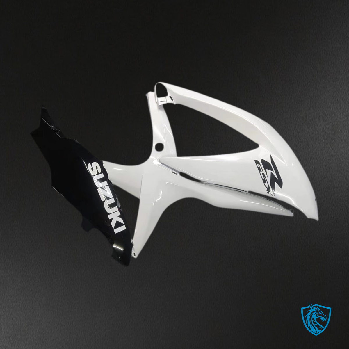 Suzuki GSXR 600-750 (2008-2010) White & Black Generic - Custom ABS Fairing Kit
