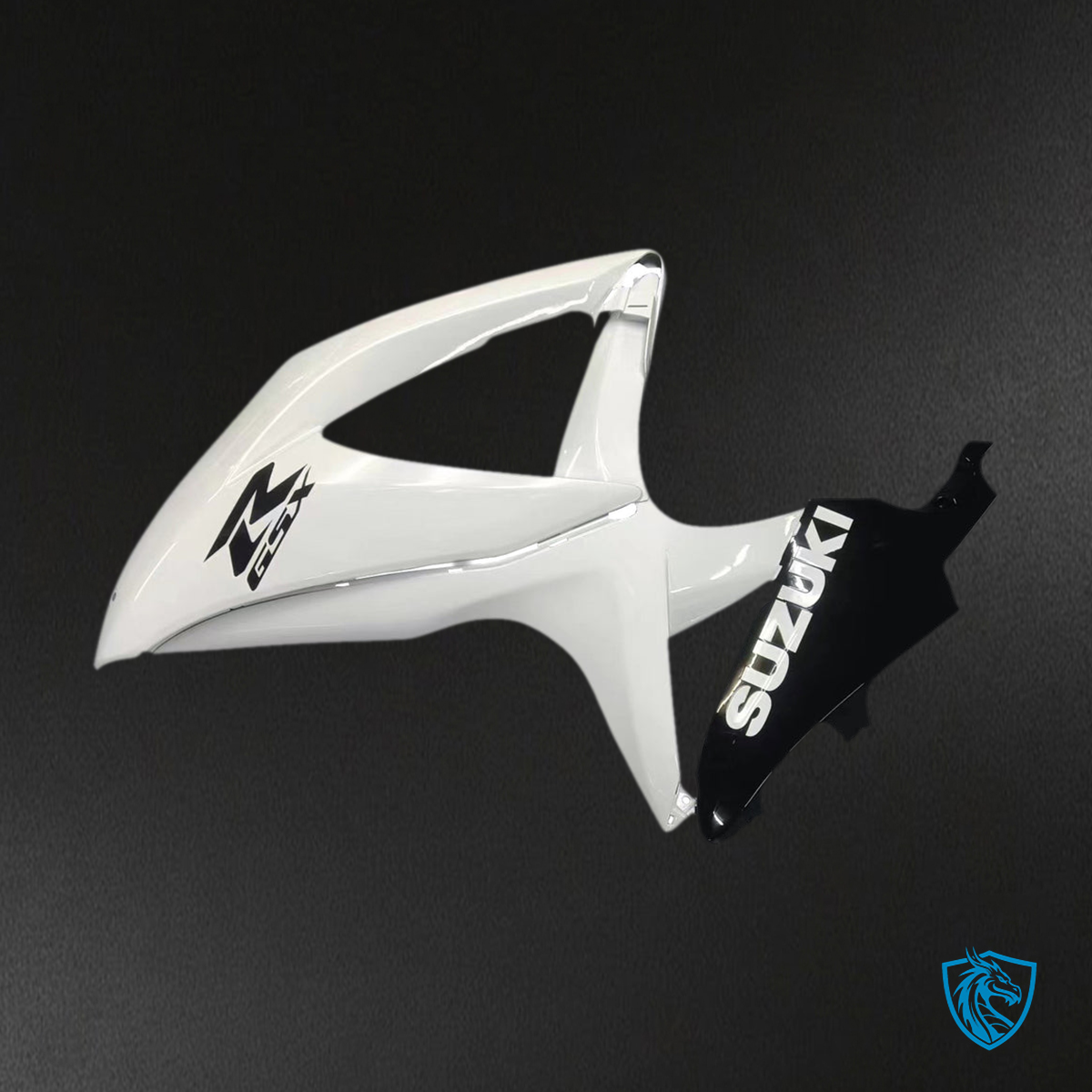 Suzuki GSXR 600-750 (2008-2010) White & Black Generic - Custom ABS Fairing Kit