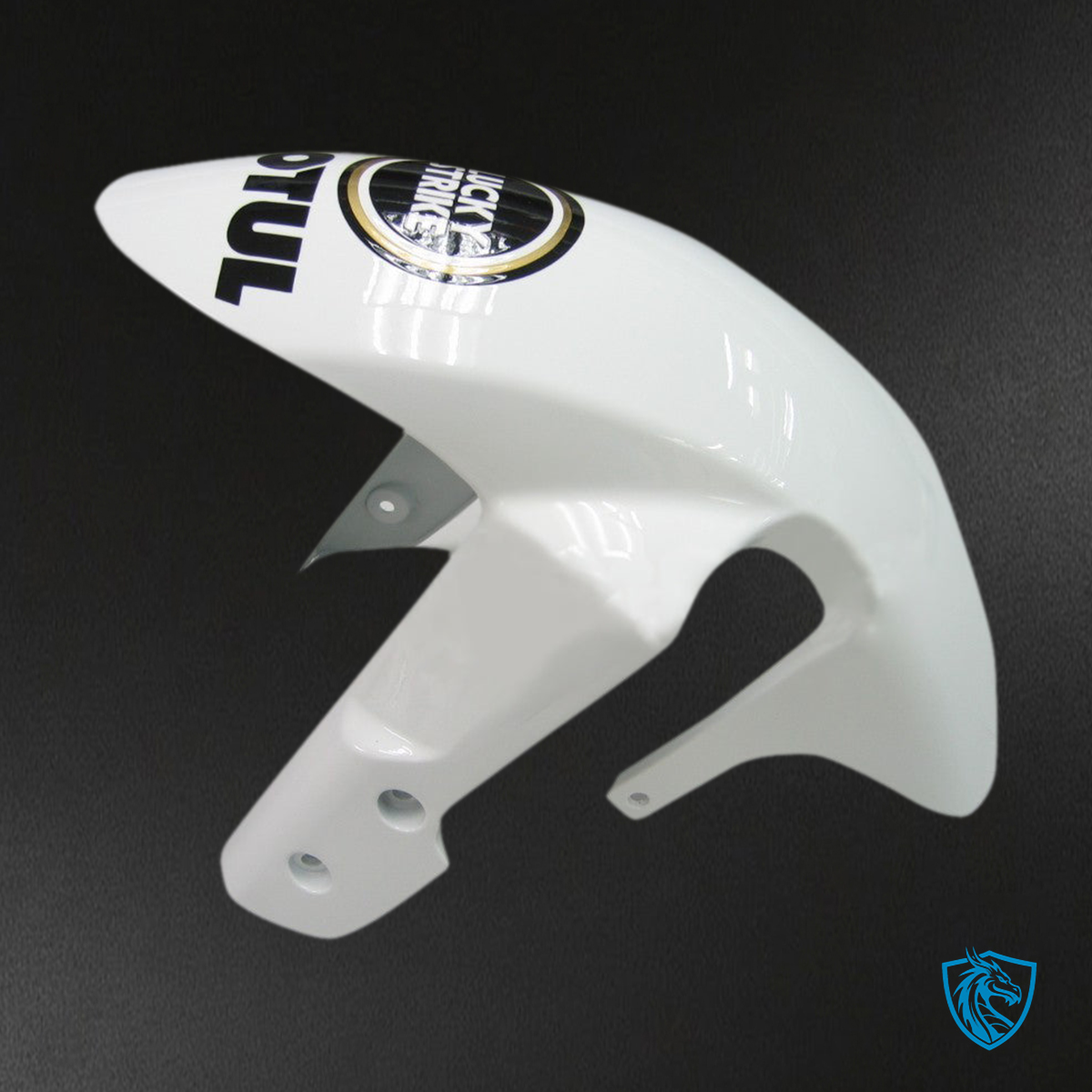 Suzuki GSXR 600-750 (2008-2010) White & Black Lucky Strike - MERGEment Motorcycle Fairings Kit