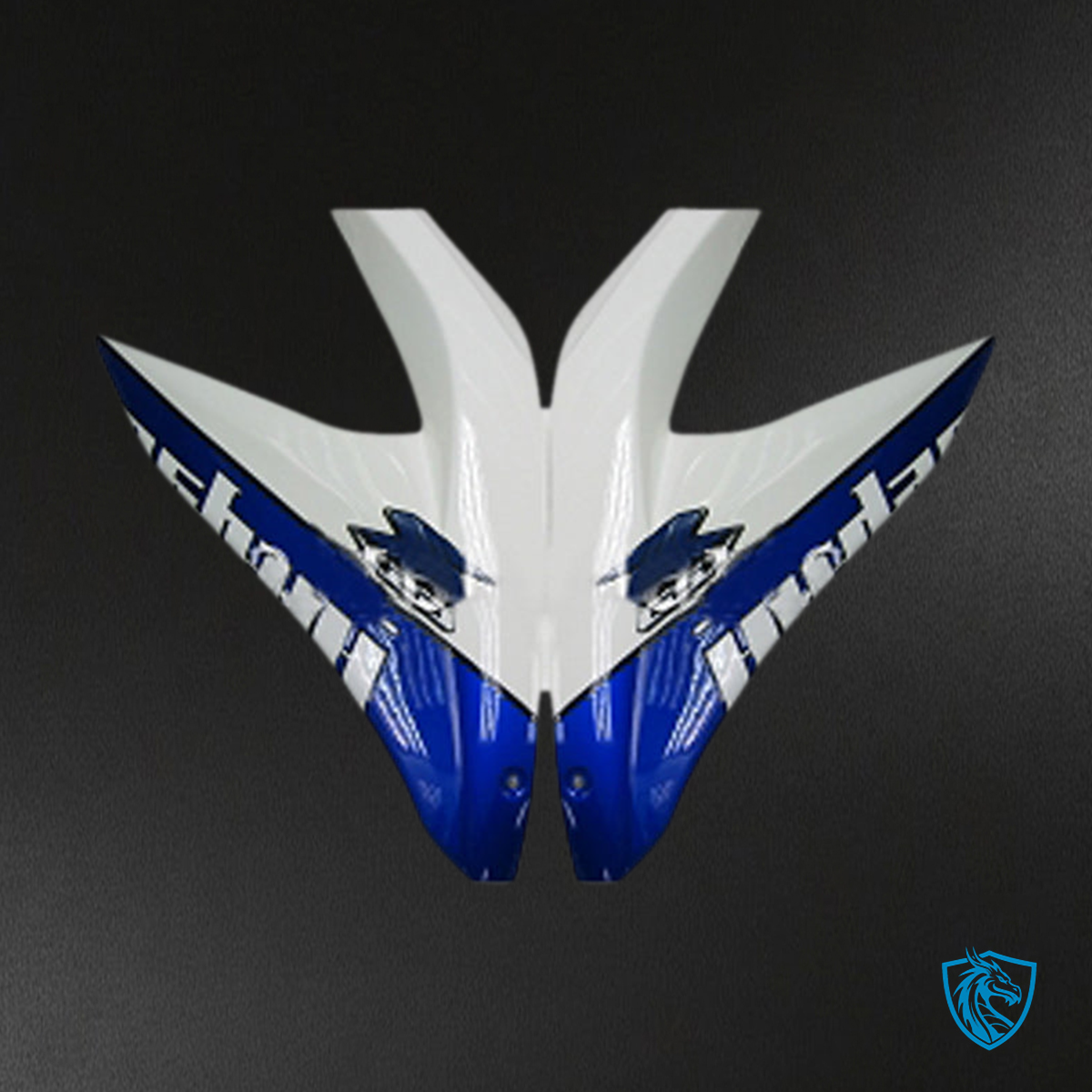 Suzuki GSXR 600-750 (2008-2010) White & Blue Jordan Fairing Kit - Aftermarket ABS Bodywork