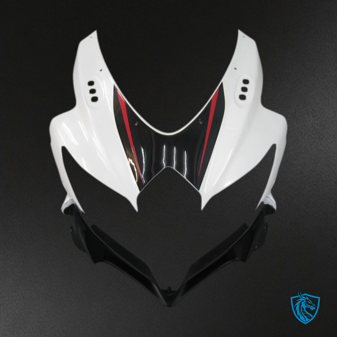 Suzuki GSXR 600-750 (2008-2010) White & Blue Generic Fairing Kit - Aftermarket ABS Bodywork