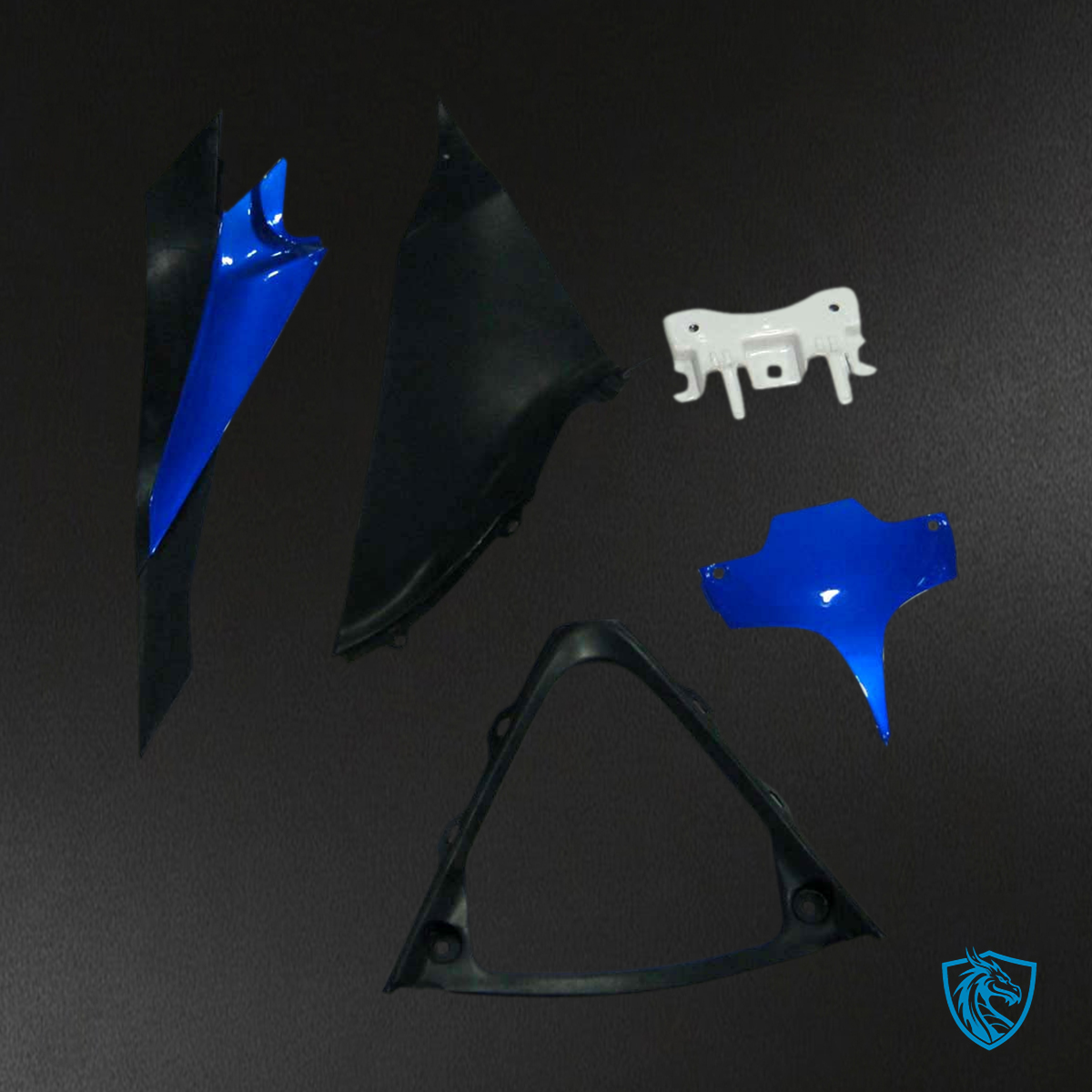 Suzuki GSXR 600-750 (2008-2010) Yellow & Blue Alstare Corona - Custom ABS Fairing Kit