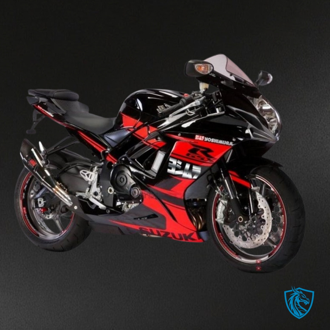 Suzuki GSXR600/750 (2011-2019) Red & Black Fairings Kit | ABS Bodywork
