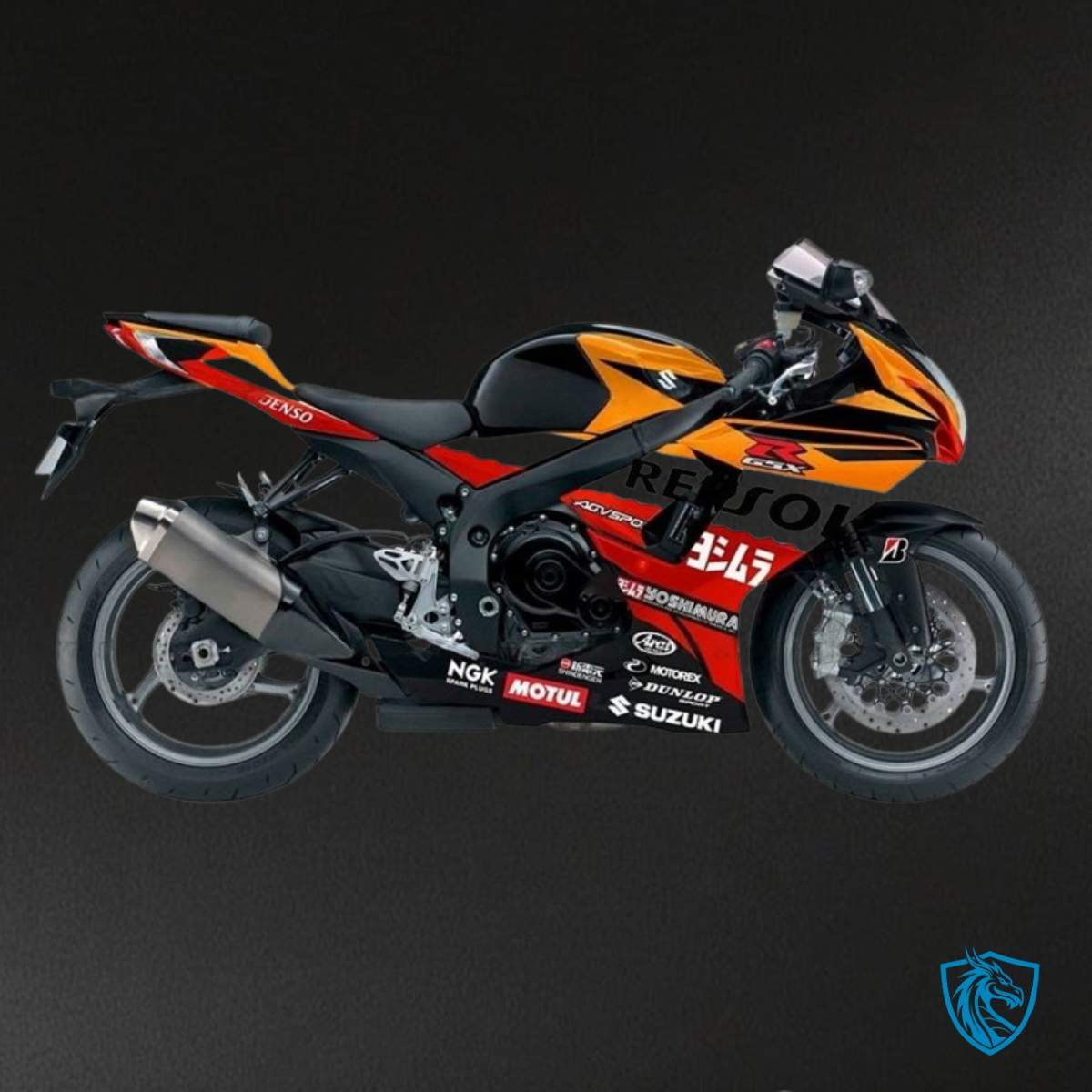 Suzuki GSXR600/750 (2011-2019) Orange Repsol Fairings Kit | ABS Bodywork
