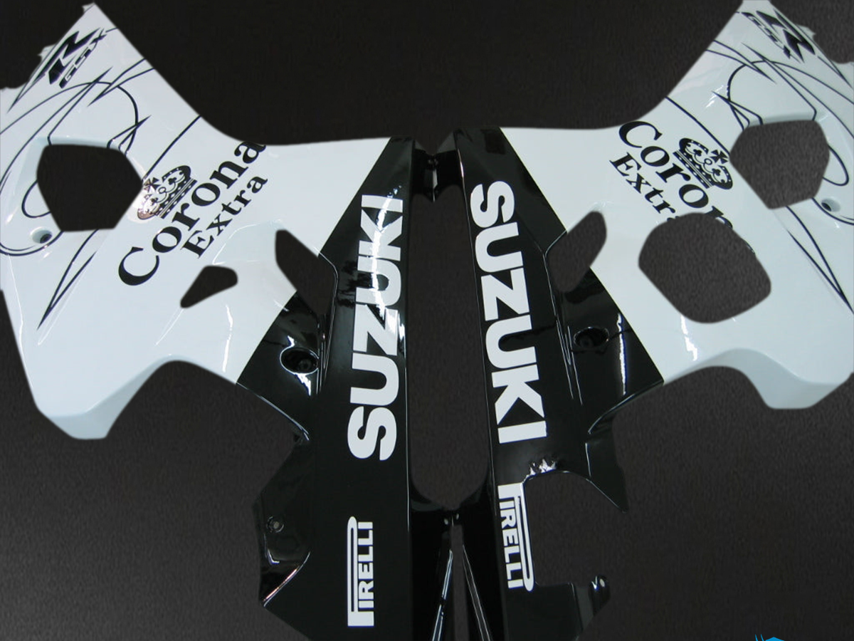 Suzuki GSXR 600-750 (2004-2005) White Alstare Corona Fairing Kit - Aftermarket ABS Bodywork