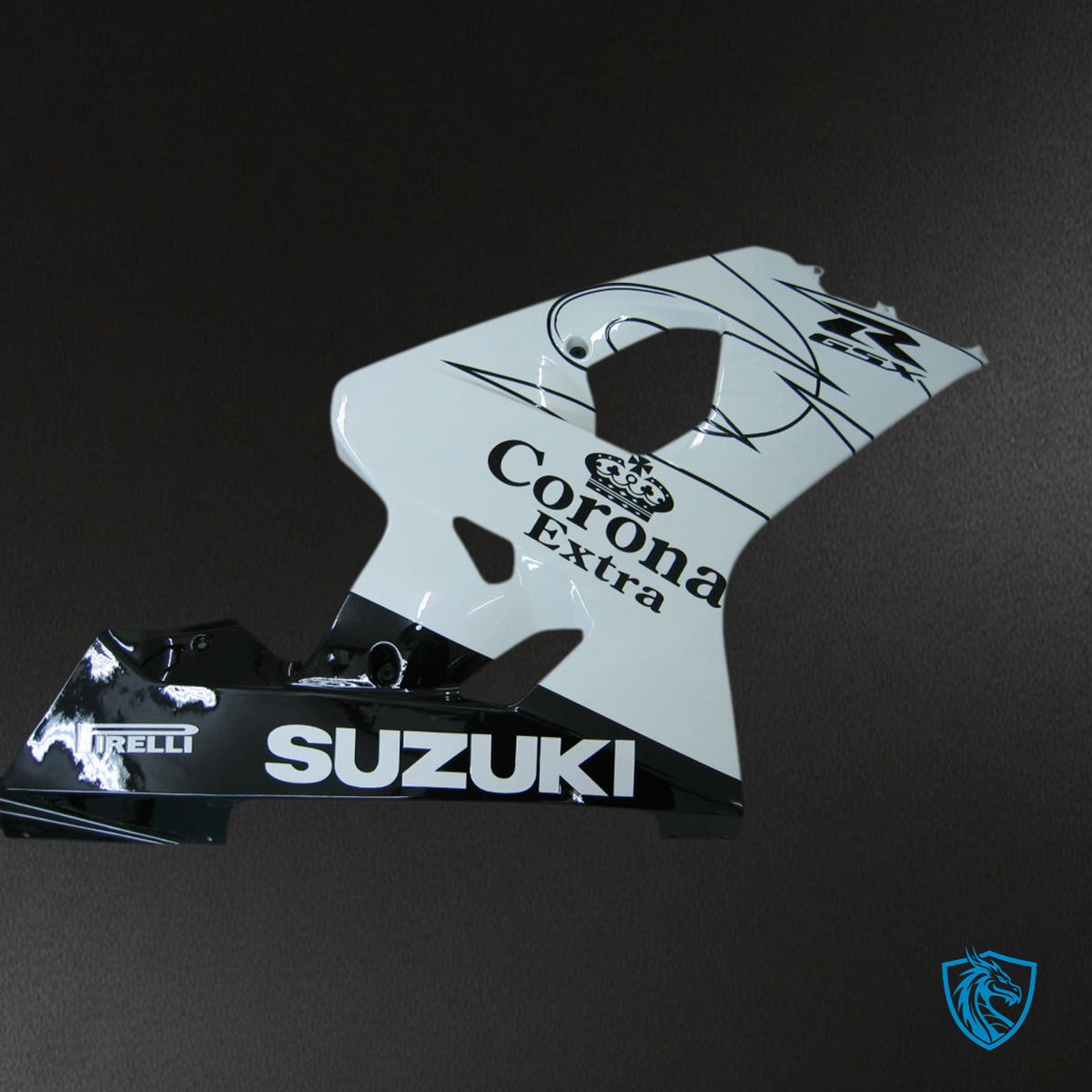 Suzuki GSXR 600-750 (2004-2005) White Alstare Corona Fairing Kit - Aftermarket ABS Bodywork