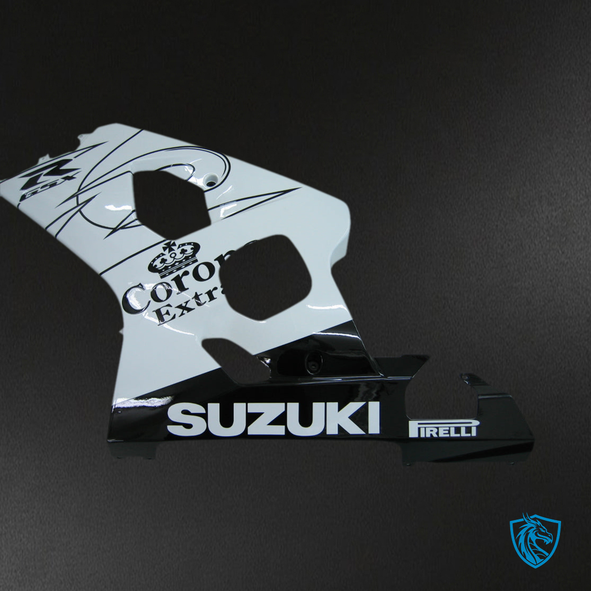 Suzuki GSXR 600-750 (2004-2005) White Alstare Corona Fairing Kit - Aftermarket ABS Bodywork