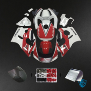 Gloss White & Red