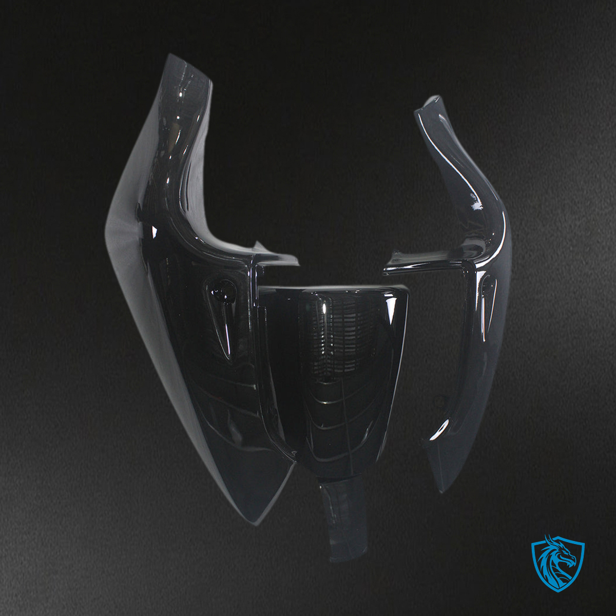 Suzuki GSXR600 (1996-2000) Gloss Black & White Fairing Kit | ABS Bodywork