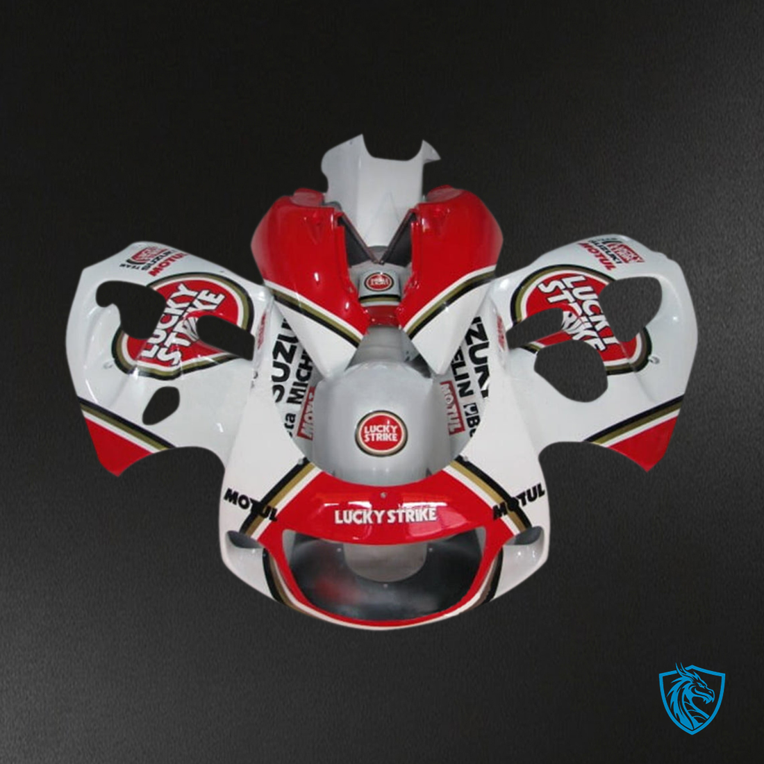 Suzuki GSXR600 (1996-2000) Red & White - Custom ABS Fairing Kit