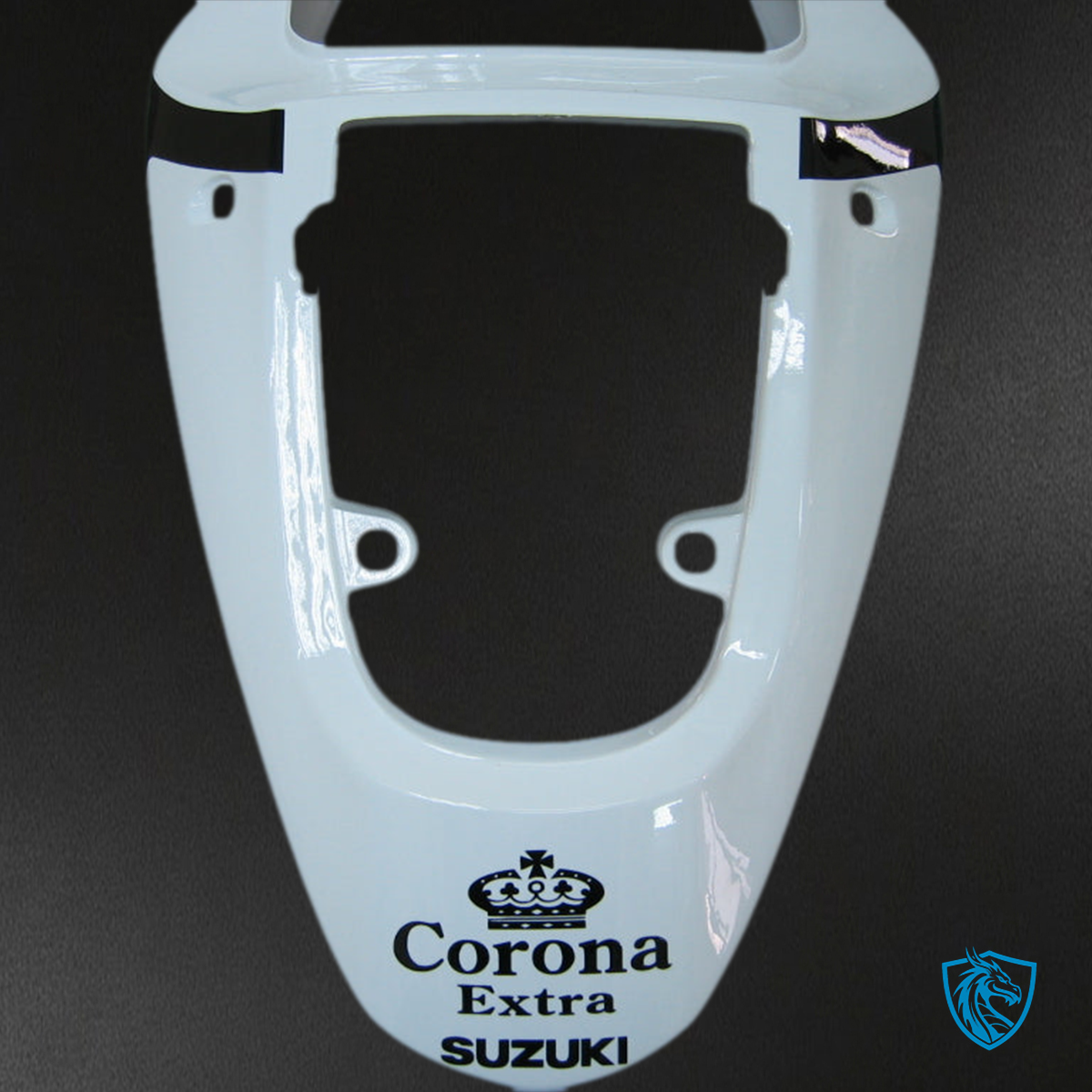 Suzuki GSXR 750 (2001-2003) White & Black Corona Fairing Kit - Aftermarket ABS Bodywork
