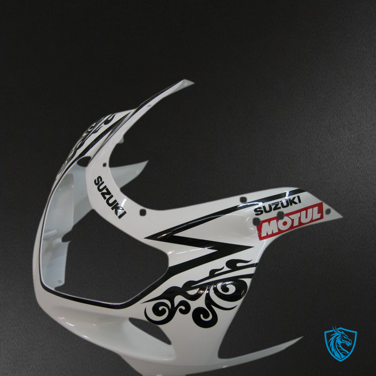 Suzuki GSXR 750 (2001-2003) White & Black Corona Fairing Kit - Aftermarket ABS Bodywork