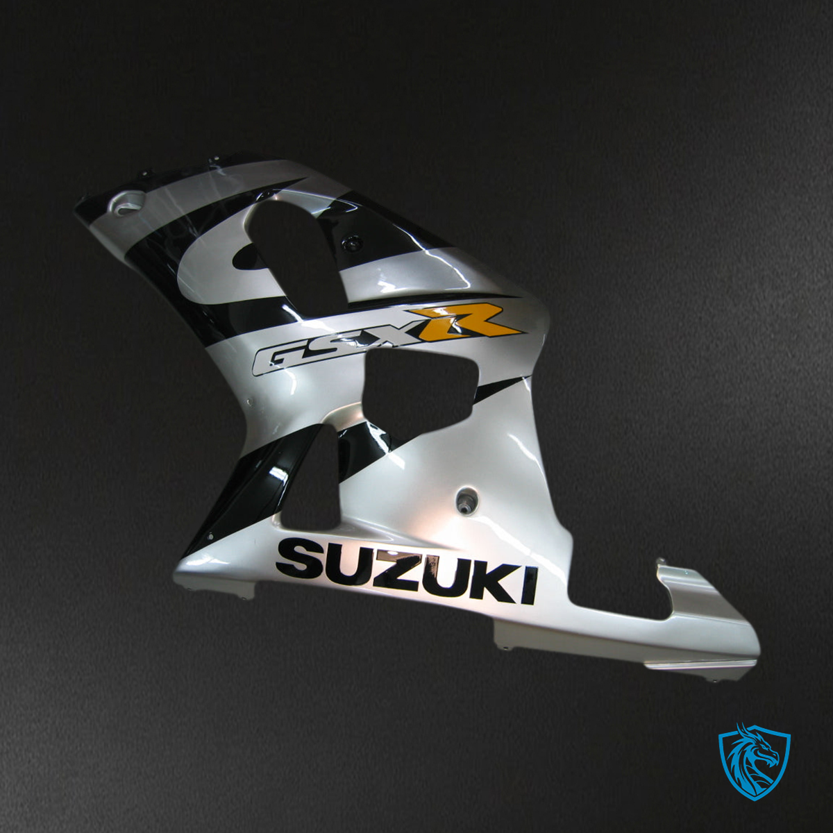 Suzuki GSXR 750 (2000-2003) Silver & Black Plastic Fairing Kit | ABS Bodywork