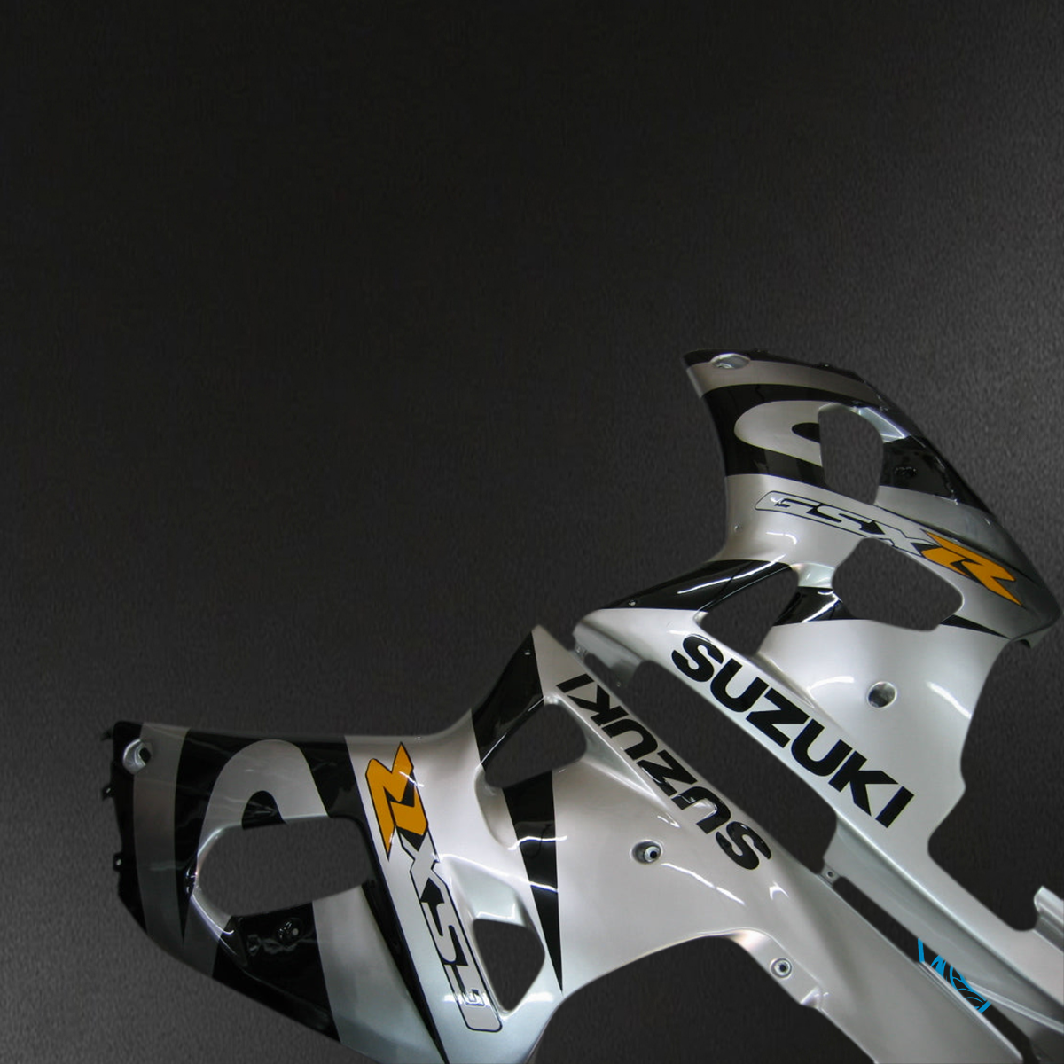 Suzuki GSXR 750 (2000-2003) Silver & Black Plastic Fairing Kit | ABS Bodywork