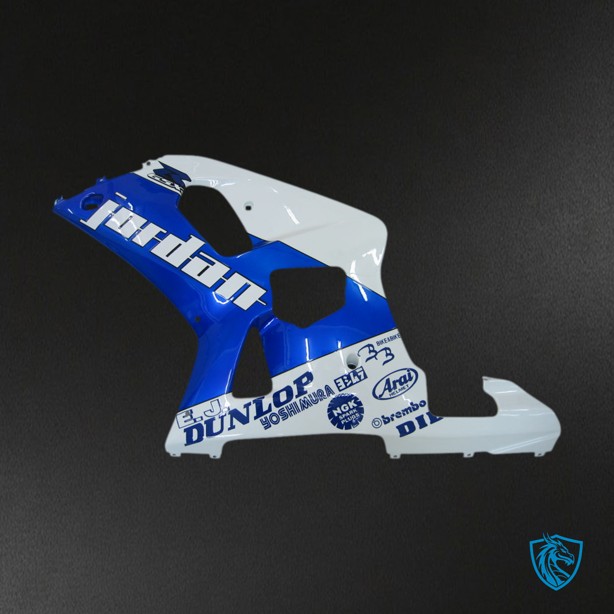 Suzuki GSXR 750 (2000-2003) Blue & White Fairing Kit | ABS Bodywork